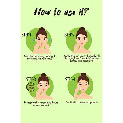 MyGlamm Super Foods Coconut & Kiwi Sunscreen 50 ml - Face Sunscreen