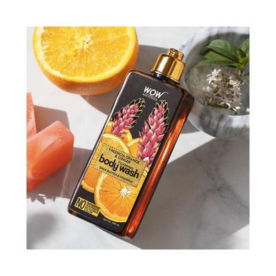 Wow Life Science Valencia Orange & Ginger Foaming Body Wash 250 ml - Shower Gels & Body Wash