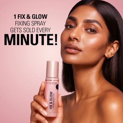Makeup Revolution Fix & Glow Fixing Spray 100 ml - Setting Spray