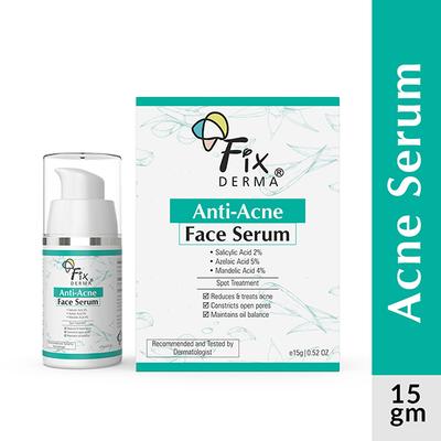 Fixderma 2 Percent Salicylic Acid Serum for Anti Acne and Spot Treatment 15 gm - Face Serum