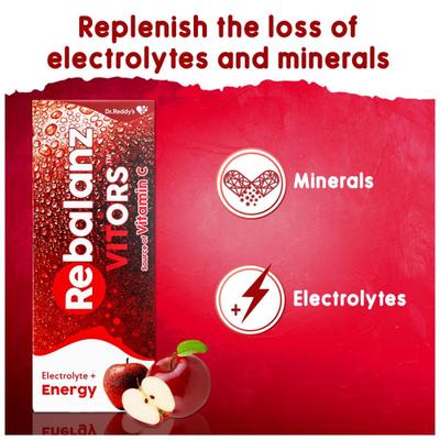 Rebalanz VIT ORS Drink - Apple Flavour 200 ml - Energy Drinks