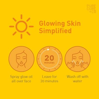 Pure Cure + Co. Glow Manjistadi Oil - Smooth + Radiant Skin 100 ml - Face Oils