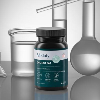 Miduty Digest Fat Capsule 60's - Digestive Health