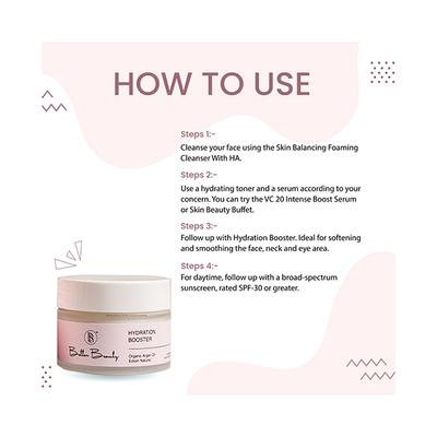 Better Beauty Hydration Booster Vegan Face Mositurizer 50 gm - Lotions & Creams