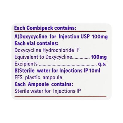 DOXT 100mg Combipack Injection 10ml - Bacterial Infections-Tet