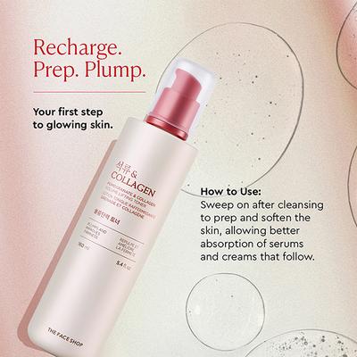 The Face Shop Pomegranate And Collagen Volume Lifting Toner 160 Ml - Toners