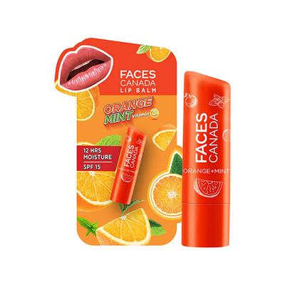 Faces Canada Orange Mint Vitamin C SPF 15 Lip Balm 4.5gm - Lip Balms