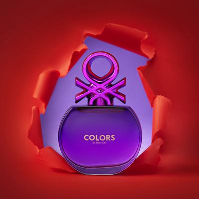 United Colors Of Benetton Colors Purple For Her Eau De Toilette 80 ml - Women Perfumes (Edt/Edp)