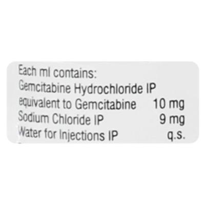GEMTAZ INFUSMART 1.6gm Injection 160ml - Cancer Oncology-Cyt