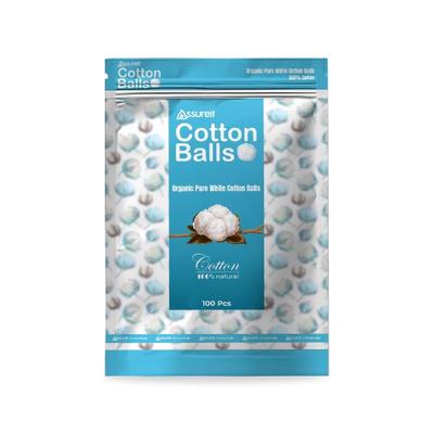 Assureit Organic Pure White Cotton Balls 100's - Cotton Balls