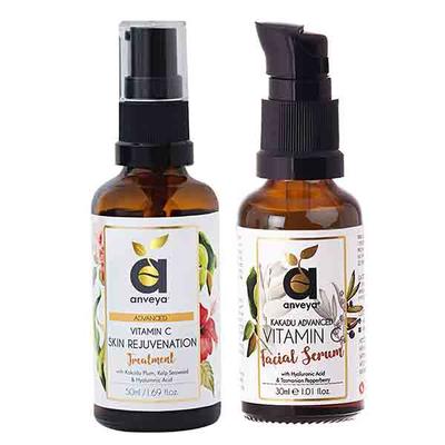 Anveya Advanced Vitamin C Facial Serum & Vit C Skin Rejuvenation Cream 110 ml - Face Mists