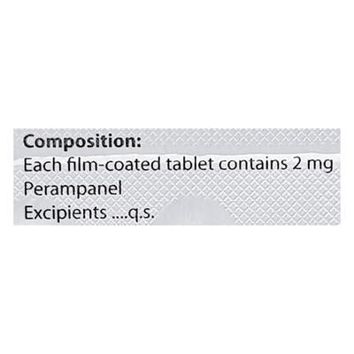 FYCOMPA 2mg Tablet 14's - Epilepsy/Convulsion-Ant