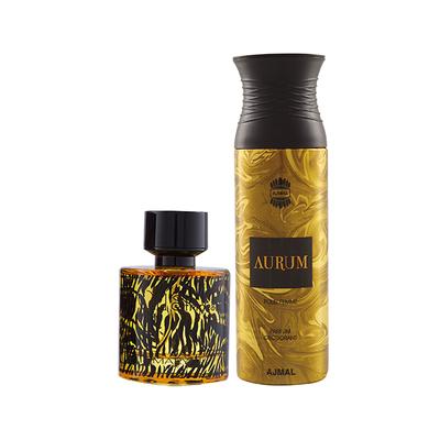 Maryaj Wild Stripes EDP Aromatic Oriental Perfume And Ajmal Aurum Femme Deodorant Fruity Floral Fragrance 300 ml - Perfumes (Edt/Edp)