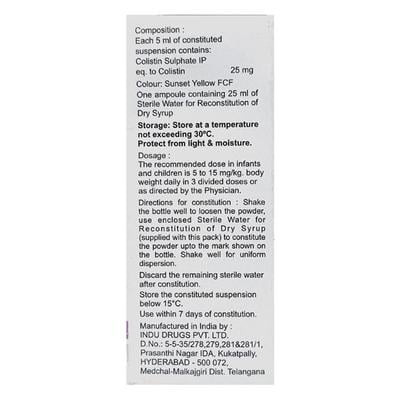 Coligyl DS Dry Syrup 30ml - Bacterial Infections-OAB
