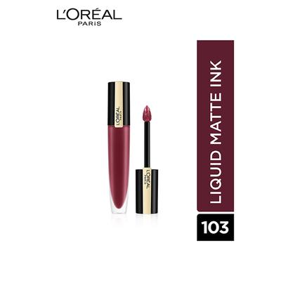 L'Oreal Paris Rouge Signature Matte Liquid Lipstick,103 I Enjoy 7 Gm - Lipsticks