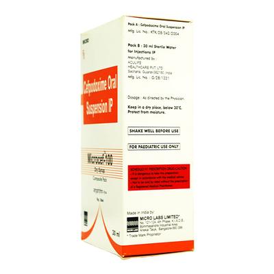 Microcef 100mg Suspension 30ml - Bacterial Infections-Pen