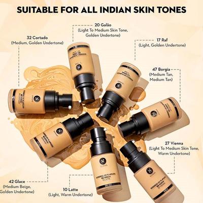 Sugar Cosmetics Goddess Of Flawless Bb Serum - 42 Glace 25 ml - Bb & Cc Creams