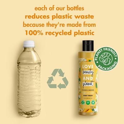Love Beauty and Planet Turmeric and Moringa Body Wash 200 ml - Shower Gels & Body Wash