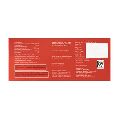 MAHAGABA MNT Tablet 10's - Neuropathic Pain-Dru
