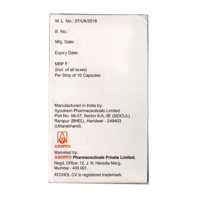 ATCHOL CV 10 Capsule 10's - High Cholesterol-Dys