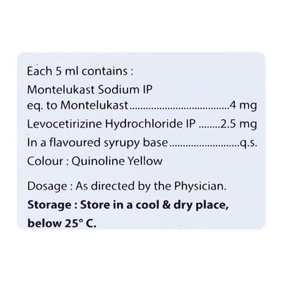 LEZEST M Syrup 60ml - Allergies-Ant