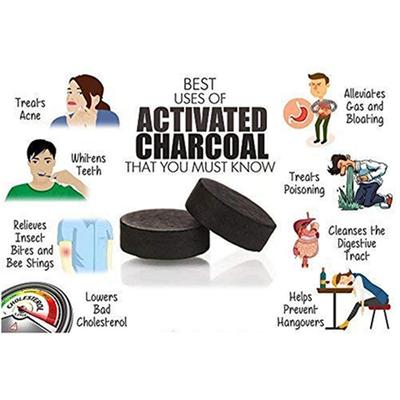 Healthvit Activated Charcoal Rejuvenates Skin and Hair, Detoxifies, Helps with Digestion Powder 250 gm - General Health