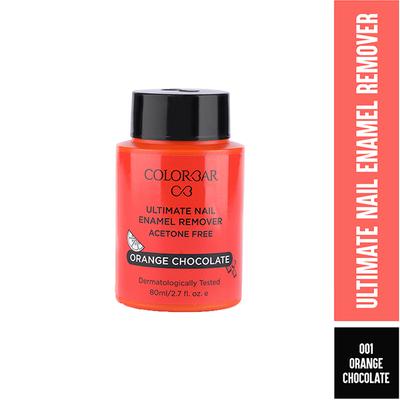 Colorbar Ultimate Nail Enamel Remover - Acetone Free Orange Chocolate - 80ml - Nail Polish Remover