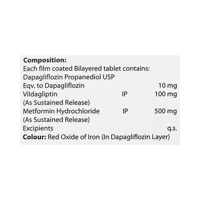 DAPAFORD 10 VDM Tablet 15's - Diabetes-Ant
