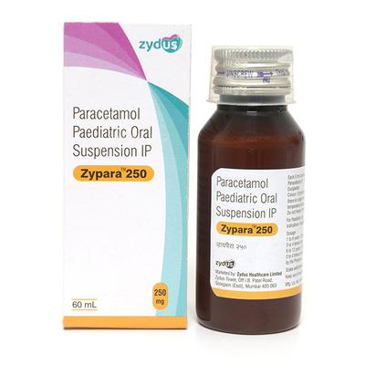 ZYPARA 250 Oral Suspension 60ml - Fever-Ana