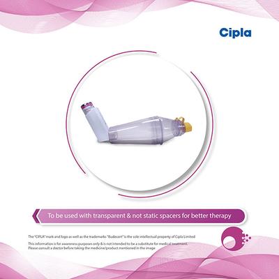Budecort 100 with Dose Counter Inhaler 200Md - Asthma/COPD-Ast