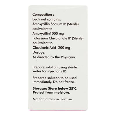 Bactoclav 1.2Gm Injection 1's - Bacterial Infections-Pen