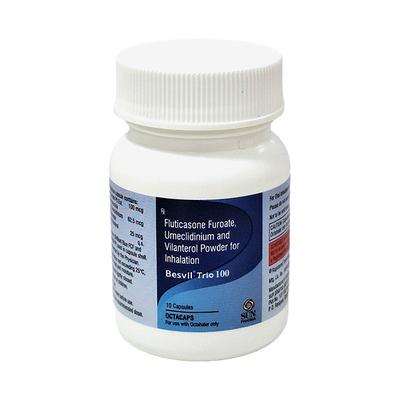 BESVIL TRIO 100 Capsule 10's - Asthma/COPD-Ast