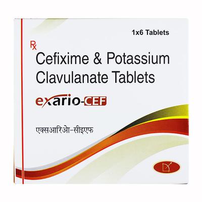 EXARIO CEF Tablet 6's - Bacterial Infections-Cep