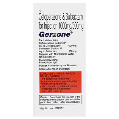 Gerzone Injection 1'S - Bacterial Infections-Cep