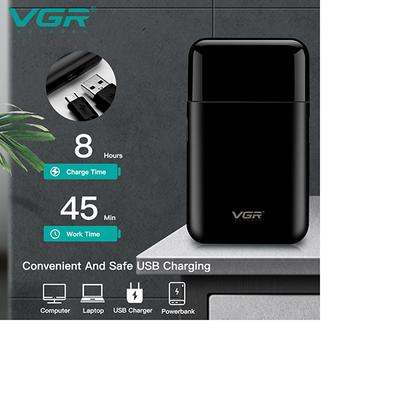VGR V-390 Trimmer 45 min Runtime 0 Length Settings (Black) 1's - Trimmers