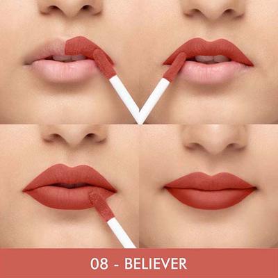 Beauty People Showstopper Liquid Lip Color with Spf 15 and Vit E 08 Believer 4 ml - Liquid Lipsticks