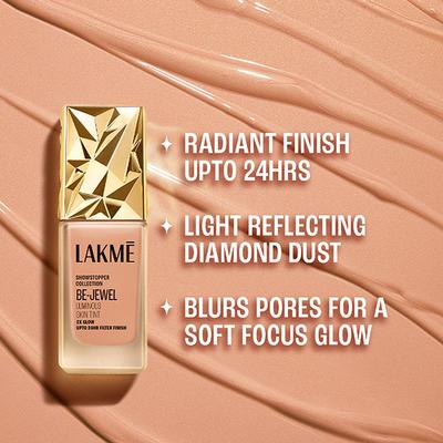 Lakme Be-Jewel Luminous Skin Tint Up To 2X Luminous Glow Neutral Nude 25 ml - Foundation