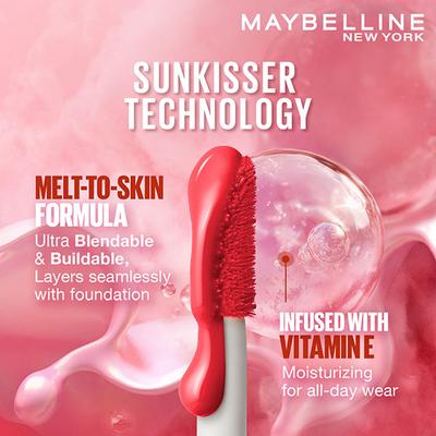 Maybelline New York Sunkisser Hazy Matte Blush, 12H longwear, Hot Pink Summer 48.2 gm - Blushes