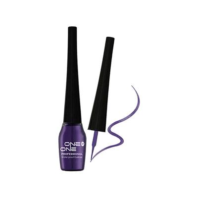 One On One Waterproof Eyeliner - Purple 5 ml - Eyeliners