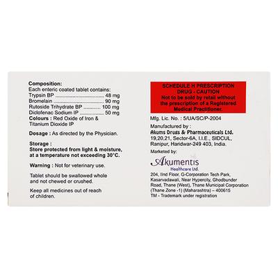 Rutoflam Tablet 10'S - Pain relief-Ant