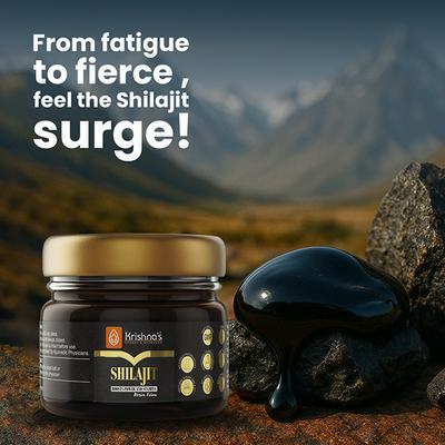 Krishna's Herbal & Ayurveda Shilajit Resin 20g - Speciality Medicines
