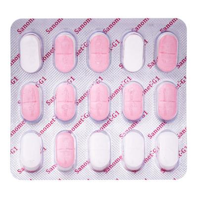 SANOMET G 1 Tablet 15's - Diabetes-Ant