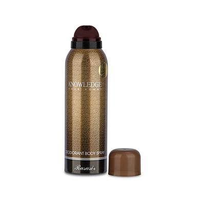 Rasasi Knowledge Deodorant for Men 200 ml - Men Deodorants/Roll-Ons