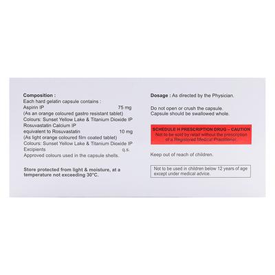 CARDIOROSTIN 10 ASP Capsule 10's - High Cholesterol-Dys