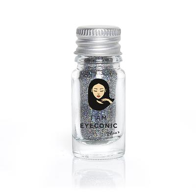 I AM EYECONIC FINE GLITTER PLATINUM 4 gm - Eyeshadow, Bases & Primers