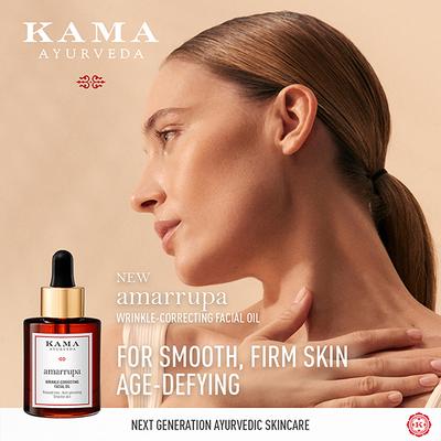 Kama Ayurveda Amarrupa Wrinkle-Correcting Facial Oil Powered with Centella Asiatica 15 ml - Face Washes