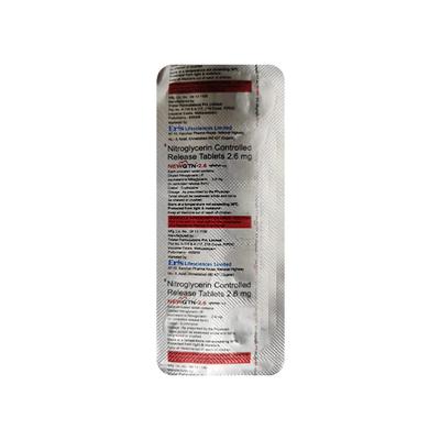 NEW GTN 2.6mg Tablet 10's - Angina