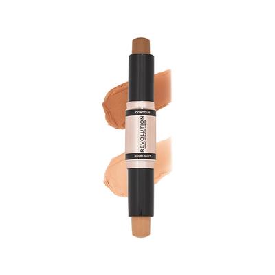 Makeup Revolution Double Ended Fast Base Contour Stick Dark 8.6gm - Contour