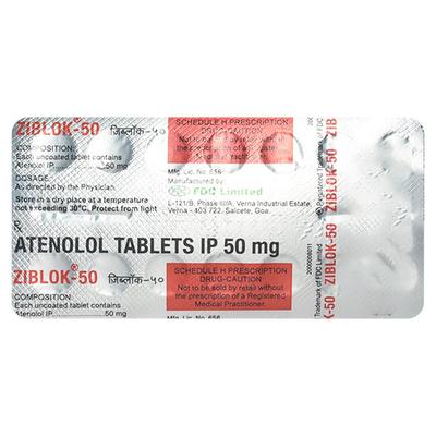 Ziblok 50mg Tablet 14'S - Hypertension-Bet