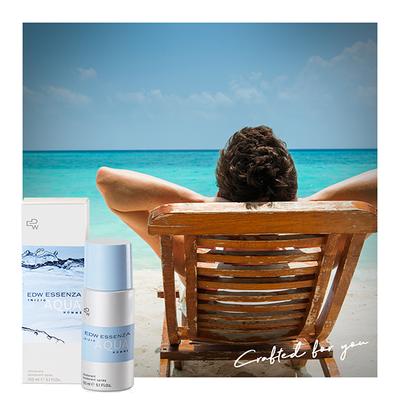 EDW Essenza Inizio Aqua Homme Deodorant For Men 150 ml - Men Deodorants/Roll-Ons